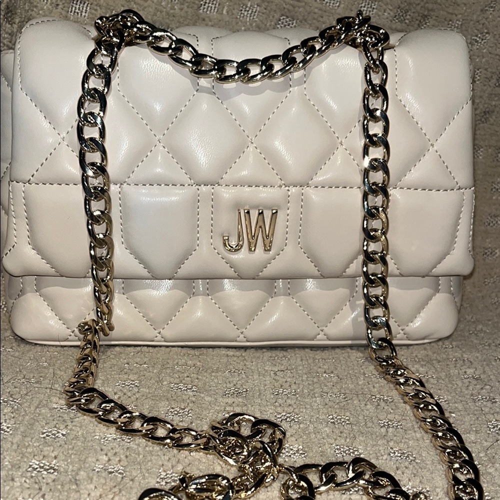 Jason Wu Cream Quilted Crossbody Bag with Chain Strap